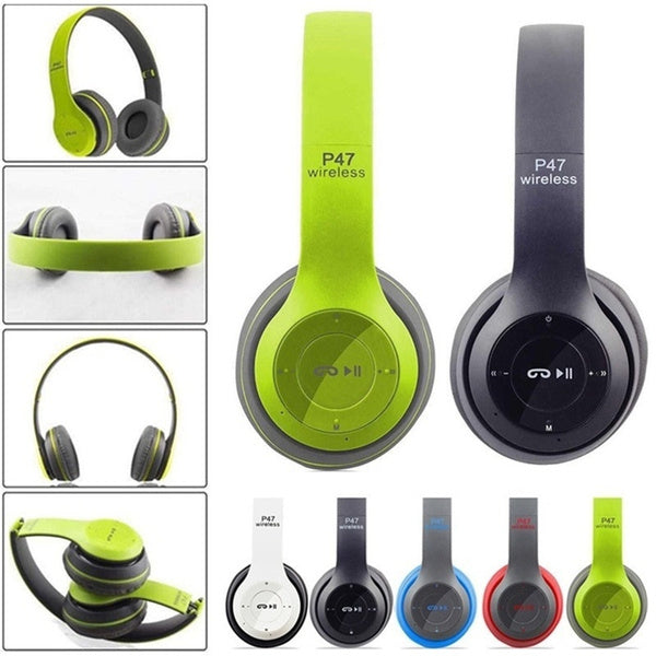Headphones Auriculares Inalambricos P47 Auriculares Inalámbricos